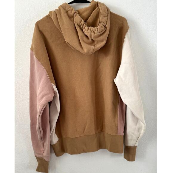 Champion x Urban Outfitters Colorblock Hoodie Mens Size Medium Long Sleeve - Picture 8 of 12